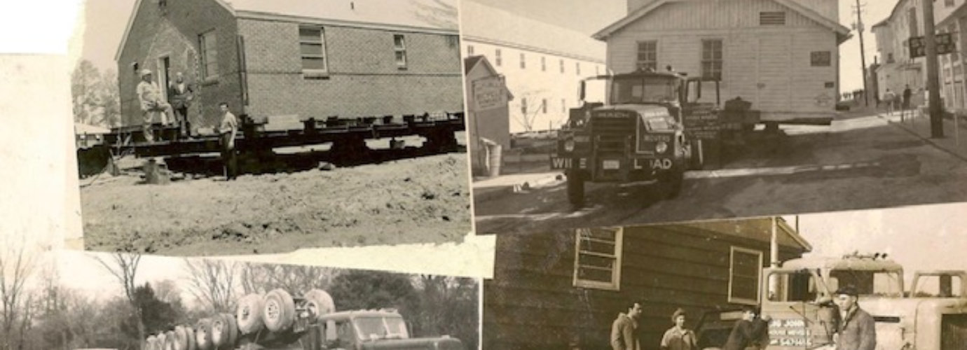 old pictures of people moving house